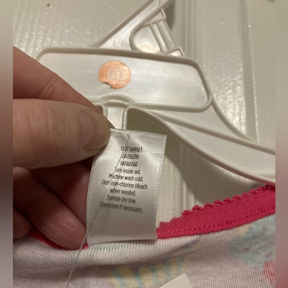 *Gymboree New Purple Cupcake Theme Short Sleeve & Pants 2pc Pj Set - Picture 3 of 6